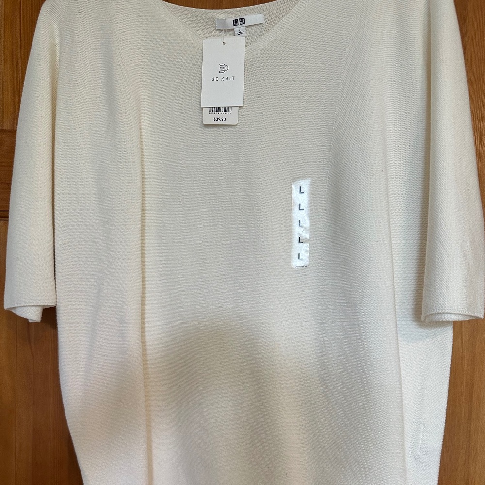 Uniqlo 100% Cotton Knit Sweater